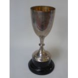 Silver trophy engraved for Sgt. F W Rippon  Birmingham 1913  approx 227g