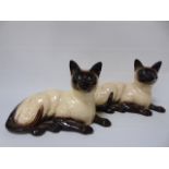 2 Beswick figures of Siamese cats