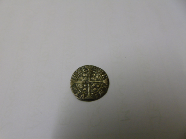 1422 - 1427 Henry VI hammered silver penny  -  Annulet issue -  Calais mint