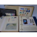 4 Albums of stamps and first day covers