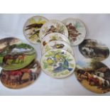 Collection of series ware plates