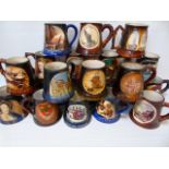 A quantity of collectable tankards to include some limited edition examples