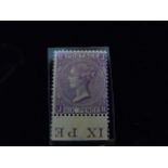 SG 109  variety: 6d PL9 (T-A) Fine m/m example with large part og and lovely fresh colour showing