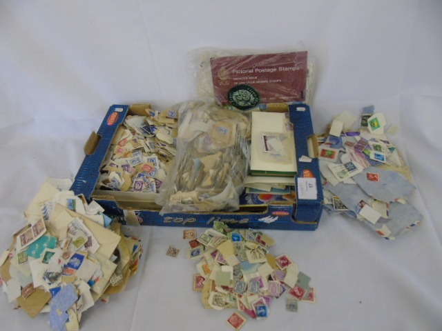 Large box of various stamps