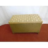 Lloyd loom blanket box