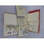 4 Stamp albums and contents