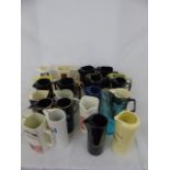 Approx 24 various advertising pub water jugs