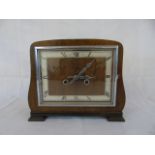 Walnut cased mantle clock by James Walker