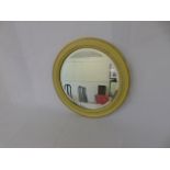 Gilt framed round mirror
