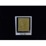 SG 87 9d Straw (J-F) Mint copy of this scarce stamp well centered with part o.g and excellent
