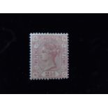 SG 139 2 1/2d Rosy - Mauve pl 3.  Very nice looking mint example with large part o.g