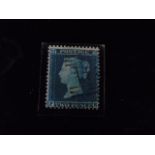 SG 35  2d Blue (P-K)  Brilliant copy in a deep shade lightly cancelled leaving profile clear.