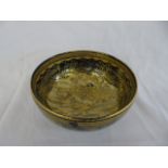 Oriental blue and gilt satsuma ware bowl