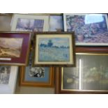 8 various framed and glazed pictures, prints and photos