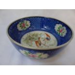Royal Doulton blue and white bowl in Asiatic pheasant pattern