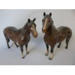Beswick horse figure and 1 other