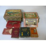Vintage board games and card games