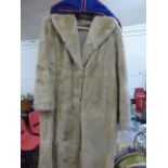 Light brown fur jacket