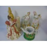 5 Various porcelain figures