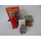 3 Boxed tin plate toys