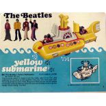 Corgi Toys storage box with eight catalogues of the 1969 Yellow Submarine. UK (9)