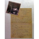 Letter from Hans-Joachim and The Rattles together with a photograph of them in the Cavern (1)