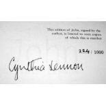 Cynthia Lennon signed book. Limited edition 224/1000 (1)