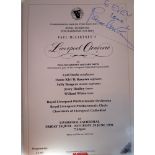 Liverpool Oratorio programme signed To Evey Love Paul McCartney (1)