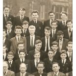 Quarry Bank High School photograph from May 1957 featuring John Lennon. Measures 100cm x 20cm (1)