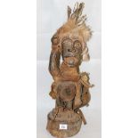 Bakongo fetish figure depicting a man wi