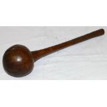 A short Fijian throwing club, the handle