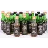 19 Cadenhead's whisky miniatures includi