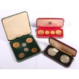 Guernsey six coin set, 8 doubles to 3d 1