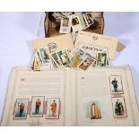 Collection of cigarette cards including