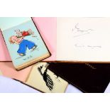 Four 20th century autograph albums inclu