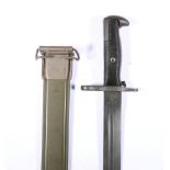 USA knife bayonet M1942 having fullered