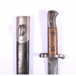 British 1903 pattern bayonet, the double