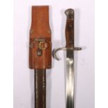 British pattern 1907 bayonet having hook