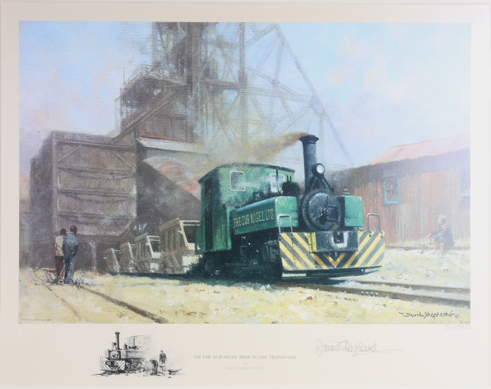 David Shepherd O.B.E.
Set of five railw