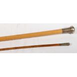 Royal Scots swagger stick with crested f