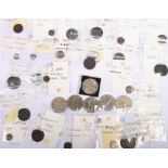 Group of world coins including 5 Victori