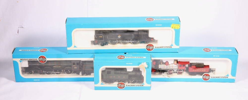 Four Airfix 00 gauge locomotives includi