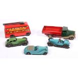 Wells O'London tinplate clockwork trolle