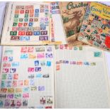 World stamp collection in albums Victori