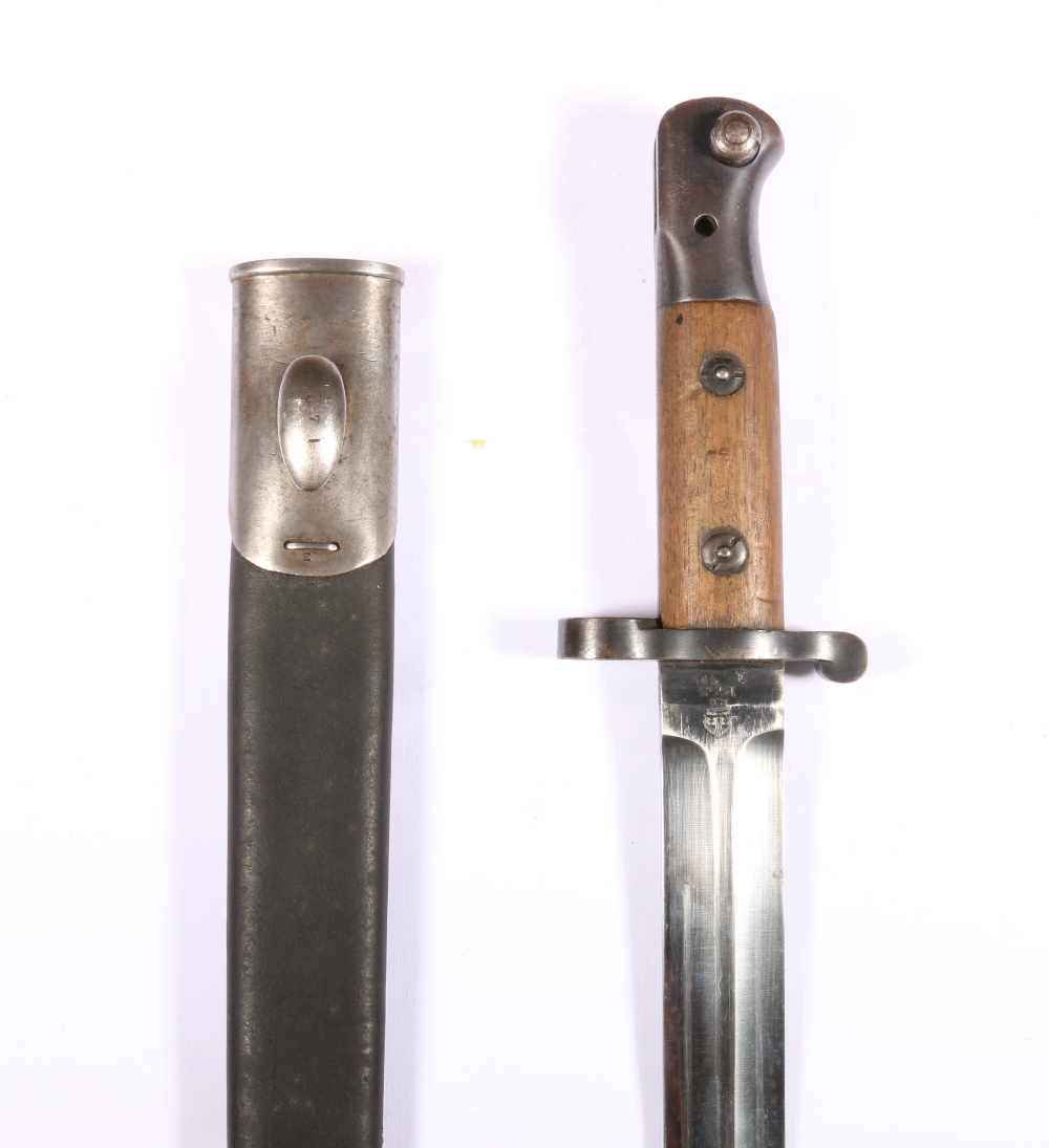 British 1903 pattern bayonet, the double