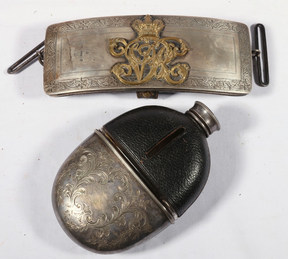 Victorian officer's silver shoulder belt