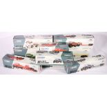 Nine Corgi Classics Heavy Haulage diecas