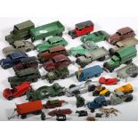 Dinky Toys, a collection of playworn die
