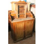 Victorian Scottish dresser, 121cm wide, 182cm high and 51cm deep.