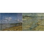 STEWART LAMMIE
'Shoreline, Mossyard' and ' Kirkcudbright from St Mary's Isle', a pair
Signed and